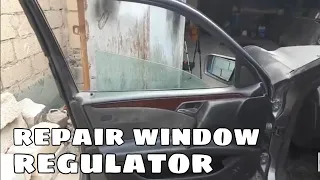 How to Remove a Window Regulator Mercedes