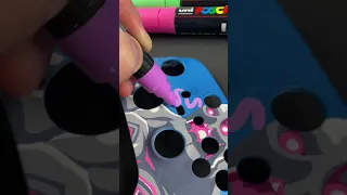 Custom Xbox Controller using Posca Markers! #shorts