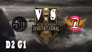 TSM vs SKT T1 | MSI 2017 Group Stage, Day 2, Game 1 (Highlights)