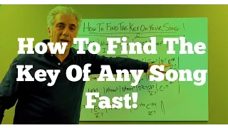 Music Theory - How To Find The Key Of Any Song FAST!