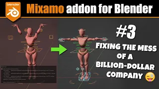 Mixamo & Blender #3 - Get ALL Mixamo characters to work with the Mixamo Addon