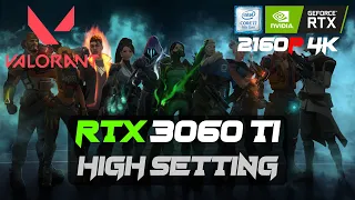 RTX 3060 Ti + I7 9700K | Valorant - 2160p (4K) - High Setting Gameplay | ha1o