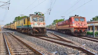 High Speed 130Kmph  Malda intercity+Teesta Torsa+Krishnanagar  local+Howrah local Crossing