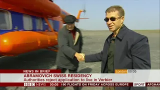 Abramovich residency application fails (Switzerland) - BBC News - 26th September 2018