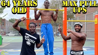 Max Pull Ups In 5 Minutes At 64 Years Old | How Much Did OG Shati Do🤔 | Team RipRight