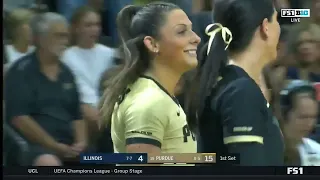 Illinois Vs Purdue | NCAA Women Volleyball  Full Match 10/04/2023