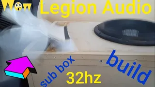 Building a subwoofer box for my single 12