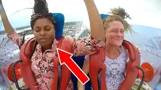 People Passing Out #2 | Funny Slingshot Ride Compilation