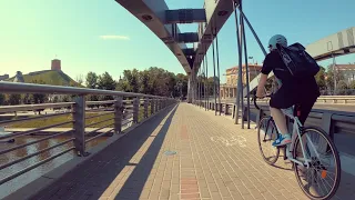 Cycling in Vilnius, Lithuania (4K)