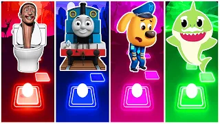 Skibidi Toilet 🆚 Thomas Friends 🆚 Sheriff Labrador 🆚 Baby Shark🔥 Who Will Win?