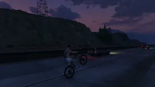 GTAO - Longest Scorcher Wheelie Ever? (~5.6 Miles/29,568ft)