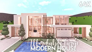 Affordable Large Modern House | Bloxburg Build