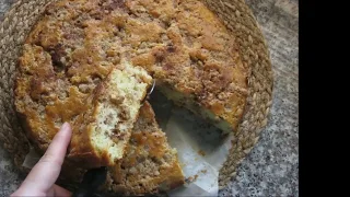 Вкусный ПИРОГ С ОРЕХОВОЙ посыпкой из грецкого ореха и корицы