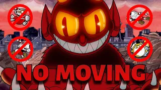 Can I beat Cuphead WITHOUT MOVING? (No Running, No Dashing, No Rolling)