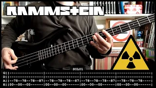 RAMMSTEIN - Rammstein (bass cover w/ Tabs & lyrics)