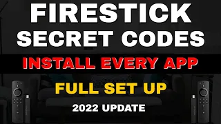 ⭐SECRET FIRESTICK INSTALL CODES! 2022 UPDATE!⭐