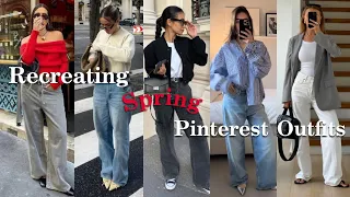 Recreating Pinterest Outfits | Spring Pinterest looks