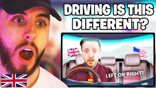Brit Reacts to 6 Ways British and American Driving is Very Different