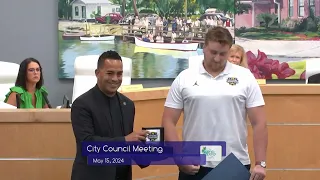 City of Bonita Springs, City council meeting, May 15, 2024