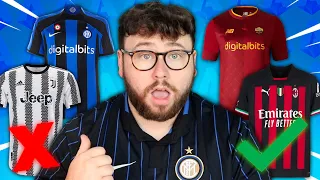 RANKING THE NEW SERIE A 2022/23 KITS!! // FOOTBALL KIT TIER LIST