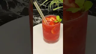 Strawberry mojito mocktail🍓