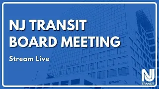 NJ TRANSIT Board Meeting 4/10/2024