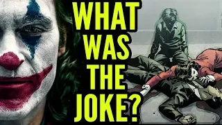 Joker Ending Explained - What was the Joke?