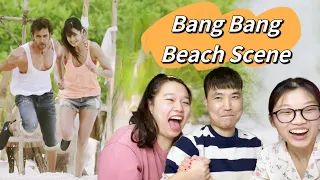 Chinese & Bhutanese Reaction | Bang Bang (Movie) | Beach Scene | Hrithik Roshan, Katrina Kaif