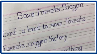 10 lines on save forests slogan in english//save forest slogans in english//slogans on save trees