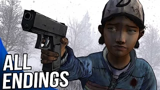 All Endings In The Walking Dead Game Season 2 Episode 5 - All Endings