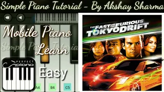 The Fast and The Furious Tokyo Drift - Teriyaki Boyz - Simple Piano Tutorial