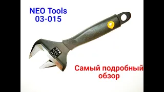 Тонкий разводной ключ Neo Tools, детальный обзор.