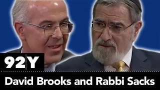 Finding a Moral Compass in Challenging Times: David Brooks with Rabbi Lord Jonathan Sacks