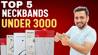 Best 5 Neckbands Under Rs 3000 ( June 2023) ⚡Best Bluetooth  Earphones 😍(Hindi)