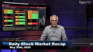 May 29th, Daily Stock Market Recap with Tom O'Brien - 2020