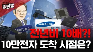 삼성전자 1분기 잠정실적 발표, 영업익 6조 6,000억...전년비 931%▲ 10만전자 도착 시점은?