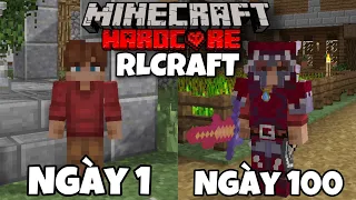 Tóm Tắt 100 Ngày Minecraft RLCRAFT Sinh Tồn Siêu Khó !!