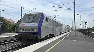 Passages de TGV, ICE, Ter et Fret sur la ligne 1 SNCF Paris-Strasbourg en gare de Vendenheim (67)