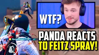 PANDA REACTS TO FEITZ BEST VEHICLE SPRAY!! | PUBG Mobile