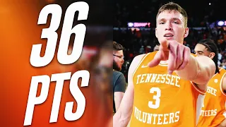 Knecht Scores 36 PTS  In No. 5 Tennesse's Comeback Win At Georgia!