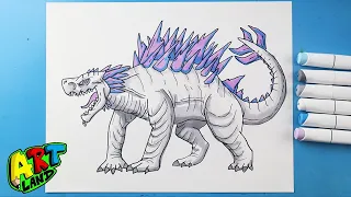 How to Draw Shimo | Godzilla x Kong: The New Empire