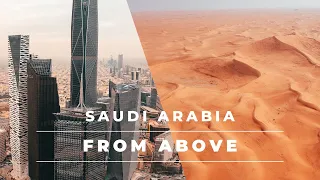 Saudi Arabia 🇸🇦 by drone 4k | From Riyadh into the desert, beautiful KSA from above