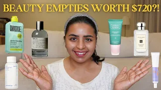 Feb & March Beauty Empties | 19 products worth $720!!