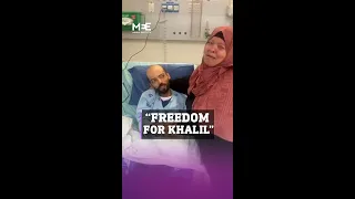 Khalil Awawdeh reunited with his mother for the first time in eight months