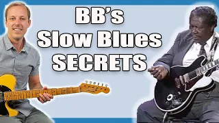 The SECRET to BB King's slow blues solos explained