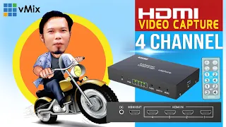 #review || HDMI VIDEO CAPTURE l 4 input KAMERA