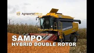 new SAMPO Hybrid Double Rotary Combine Harvesters 2020