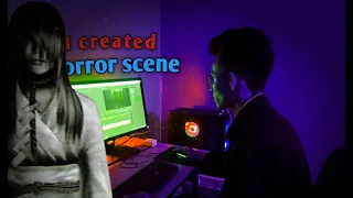 How to created horror scene in blender!