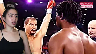 BOXING NOOB REACTS TO Brutal fight between Tommy Morrison and Lennox Lewis