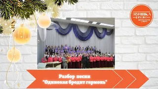 Разбор песни "Одинокая гармонь"